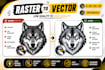 do high quality vector tracing restore image logo high resolution