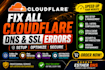 setup cloudflare dns, SSL, CDN, security and speed optimization