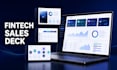 fintech saas sales deck and financial software product presentation