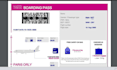 handle airline web check in and boarding pass processing req flight details