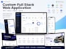 build custom full stack web app as react next js node js developer