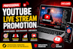 promote your youtube live streaming video professionally