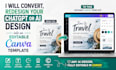 convert, redesign your ai design into an editable canva template