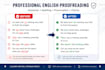 proofreading and english editing