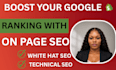 do on page SEO and technical optimization service