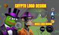 design unique hand drawn crypto, meme token, and web3 logo