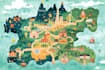 do vector map illustration and event map