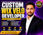 develop custom velo code, database, API integration, and wix code
