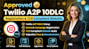 setup twilio a2p 10dlc registration and tcr compliant website
