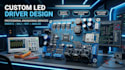 design a complete led driver with dmx rdm dali analog  wifi interface