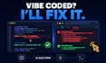 fix bugs and errors in your vibe code website lovable, bolt etc