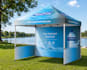 design  custom canopy tent table cover, feather flags, table covers