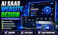 build a modern ai saas website, startup landing page, and software website