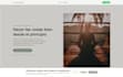 develop a fast HTML CSS and javascript landing page or website