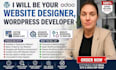 be your wordpress developer, website designer, migrate wordpress to odoo erp
