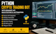 develop a python trading bot for binance, bybit, mql5 and crypto automation