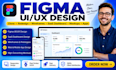 design figma UI UX wireframes and saas dashboard web mockups