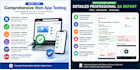 manually test your website or web app and provide a detailed QA report