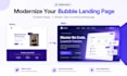 redesign your bubble app ui ux design and responsive website