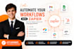 automate zapier workflows with gmail, google sheets, hubspot and API integration