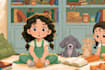 hand drawn children book illustration