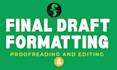 professionally format your script using final draft