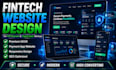 design fintech, p2p payment, digital wallet, and banking website payment app web