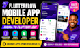 do flutter design app flutter flow UI mobile app developer figma to flutterflow
