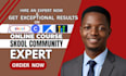 skool community setup skool online course content upload skool community manager
