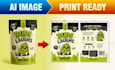 convert ai generated packaging design into print ready vector files
