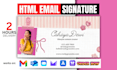 create clickable HTML email signature gmail outlook apple mail signature