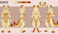 draw furry reference sheet furry ref sheet oc fursona ref sheet anthro ref sheet