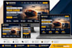 design a converting logistics website, cargo website for freight companies