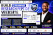 build fda compliant research peptide website with payment processing integration