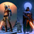 create star wars and sci fi illustration