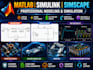 matlab programming,simulink and simscape,control systems