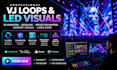 vjloop led wall 3d animation resolume project mapping concert visuals laser show