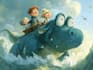 draw colorful children book illustrations