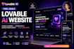 do lovable ai website, lovable dev ai, lovable website design, saas landing page