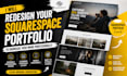 redsign squarespace portfolio website design to showcase work professionally