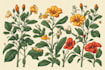 create a realistic botanical drawing