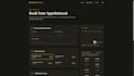 create a premium salon website with booking system