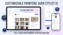 develop full stack web app with ai