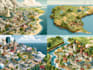 draw vector map or isometric map in illustrator