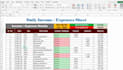 create a professional excel income and expense tracker