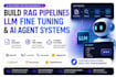 build rag pipelines, ai agents, and llm powered chatbots for your business