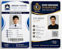 design a professional student id card