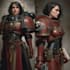 draw a custom warhammer 40k inspired grimdark character illustration