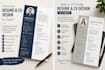 design a professional resume and CV in canva