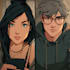 custom webtoon manhwa character and comic panel illustration